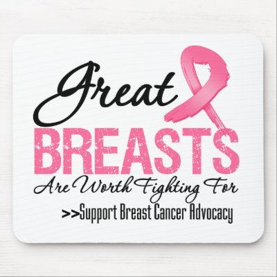 GREAT Breasts Are WORTH Fighting For (G2) Mouse Pad by cancerapparel