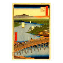 Great bridge at Senju Postcard
