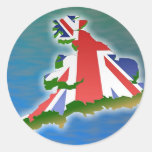 Great Britain Round Sticker