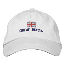 Great Britain Union Jack British flag Embroidered Baseball Caps