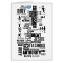 Great Commission Mathew 28 (v1) cards