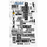 Great Commission Mathew 28 (v2) photo sculptures