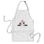 Great Crested Grebes in Love aprons