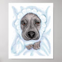 Great Dane Baby Black Boy posters