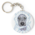 Great Dane Baby Blue Boy keychains