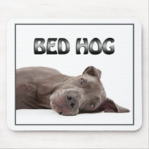 Great Dane Bed Hog Mouse Pad