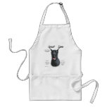 Great Dane (blackA) History Design aprons