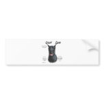 Great Dane (blackA) History Design bumper stickers