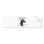 Great Dane (blue) History Design bumper stickers