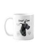 Great Dane (blue) History Design mugs