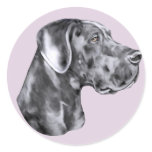 Great Dane Blue Uncropped Sticker