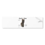 Great Dane (brindle) History Design bumper stickers