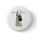 Great Dane (brindle) Mum 2 buttons