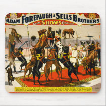 Great Dane Circus Show Mouse Pads