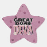 Great Dane DIVA Star Sticker