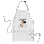 Great Dane (fawn) History Design aprons