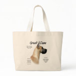 Great Dane (fawn) History Design bags