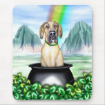 Great Dane Fawn UC Pot O Gold mousepads