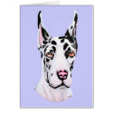 Great Dane Harle Cropped Pup cards