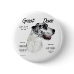 Great Dane (harlequin) History Design buttons