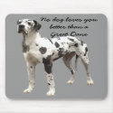 Great Dane Harlequin Mousepad