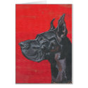 Great Dane in acrylic cards