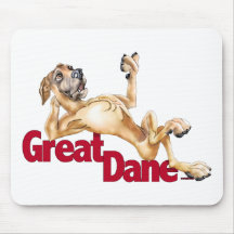 Great Dane Laid Back Fawn UC Mousepad