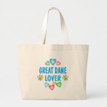 GREAT DANE LOVER CANVAS BAGS