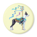 Great Dane Mantle Carousel magnets