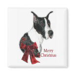 Great Dane Mantle Christmas Gifts magnets