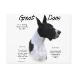 Great Dane (mantle) History Design postcards