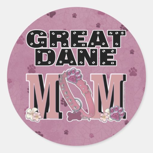 Great Dane MOM Stickers