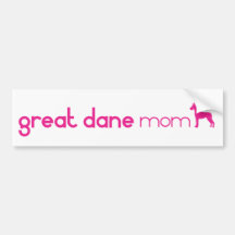 Great Dane Mum Bumper Sticker