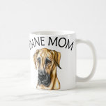Great Dane Mum Fawn UC Coffee Mugs
