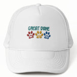GREAT DANE Mum Paw Print 1 hats