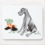Great Dane Naughty Pup Black UC Mousepad