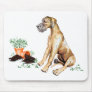 Great Dane Naughty Pup Brindle UC Mousepads