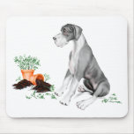 Great Dane Naughty Pup Mantle UC Mouse Pads