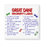 GREAT DANE Property Laws 2 magnets