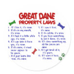 GREAT DANE Property Laws 2 Stickers