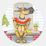 Great Dane SPIT Fawn Stickers