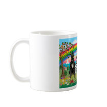 Great Danes (four) - Rainbow Bright Mug