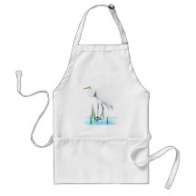 Great Egret Aprons