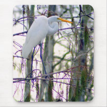 GREAT EGRET MOUSEPAD