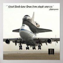 “Great floods have flown from simple sources.” #2 Print