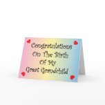 Great Grandchild Cards