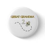 Great Grandma 2 Bee Pinback Buttons