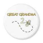 Great Grandma 2 Bee Fridge Magnet