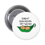 Great Grandma of Twins Pod Button