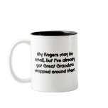 Great Grandma's Wrapped (Black) Mugs